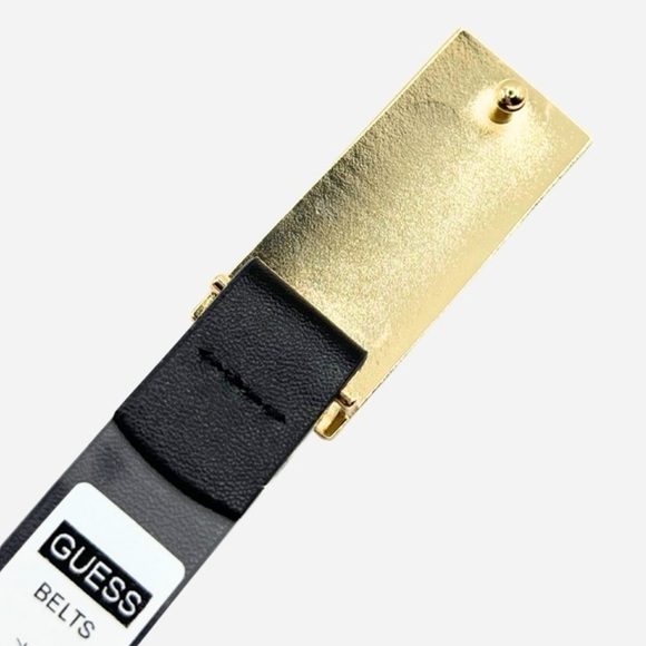 New Guess Women’s Black Belt with Red Accent main image 5